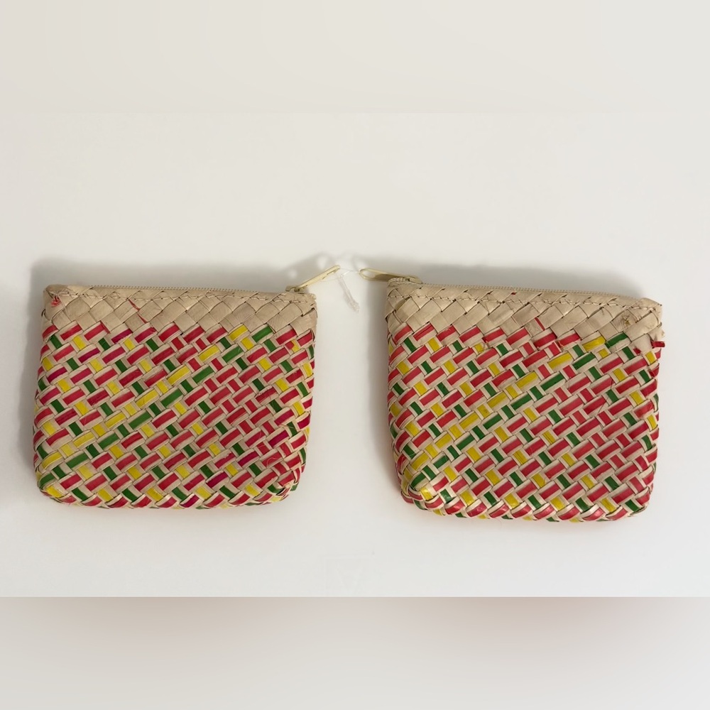 NEW Set of 2 Handwoven coin purse from Iloilo, Philippines